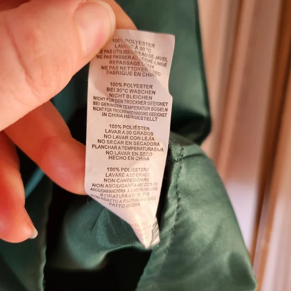 Emerald Green Sateen Dress - Picture 4 of 11